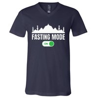 Ramadan Kareem Fasting Mode On Happy Ramadan Mubarak V-Neck T-Shirt