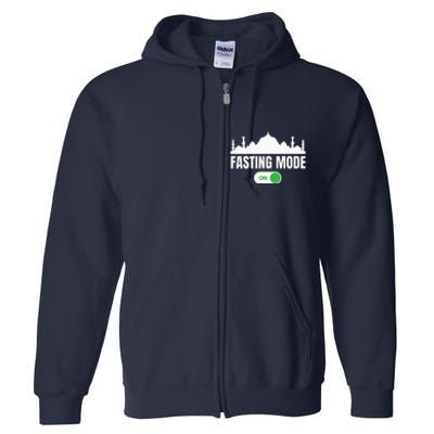 Ramadan Kareem Fasting Mode On Happy Ramadan Mubarak Full Zip Hoodie