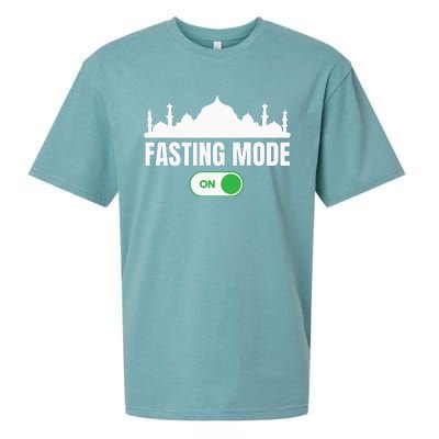 Ramadan Kareem Fasting Mode On Happy Ramadan Mubarak Sueded Cloud Jersey T-Shirt