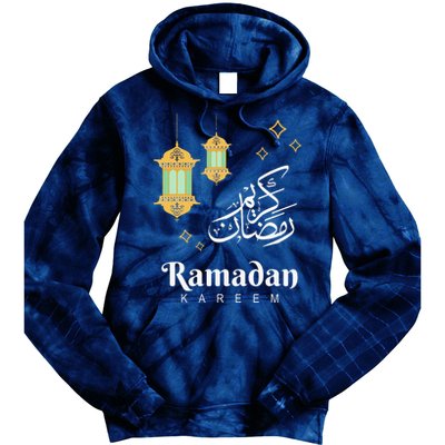 Ramadan Kareem Mubarak Islamic Outfit Gift Tie Dye Hoodie