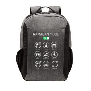 Ramadan Kareem Mubarak Islamic Ramadan Fasting Mode On Vector Backpack