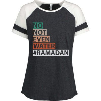 Ramadan Kareem Mubarak Islamic Fasting Muslim Gift Enza Ladies Jersey Colorblock Tee