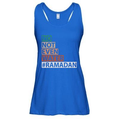 Ramadan Kareem Mubarak Islamic Fasting Muslim Gift Ladies Essential Flowy Tank