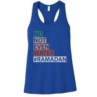 Ramadan Kareem Mubarak Islamic Fasting Muslim Gift Women's Racerback Tank