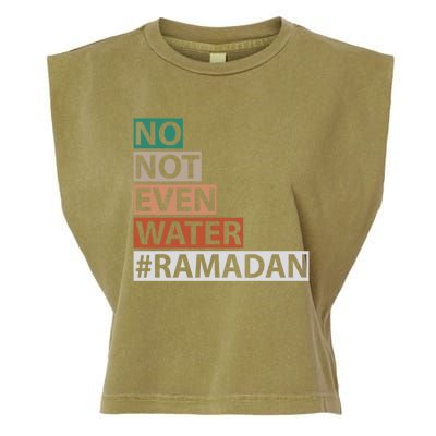 Ramadan Kareem Mubarak Islamic Fasting Muslim Gift Garment-Dyed Women's Muscle Tee