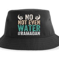 Ramadan Kareem, No Not Even Water Ramadan Fasting Muslim Sustainable Bucket Hat