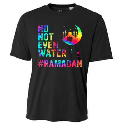 Ramadan Kareem No Not Even Water Ramadan Fasting Muslim Cooling Performance Crew T-Shirt