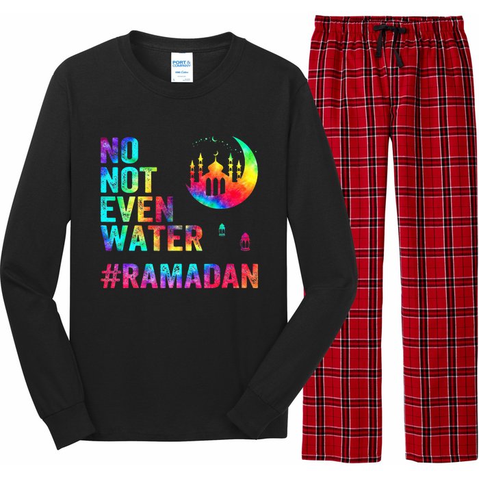 Ramadan Kareem No Not Even Water Ramadan Fasting Muslim Long Sleeve Pajama Set