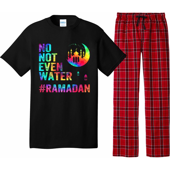 Ramadan Kareem No Not Even Water Ramadan Fasting Muslim Pajama Set