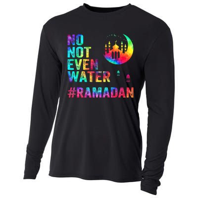 Ramadan Kareem No Not Even Water Ramadan Fasting Muslim Cooling Performance Long Sleeve Crew