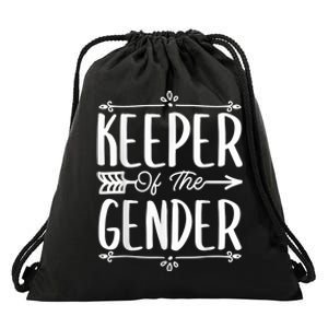 Reveal Keeper Of The Gender Reveal Drawstring Bag