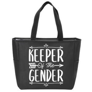 Reveal Keeper Of The Gender Reveal Zip Tote Bag