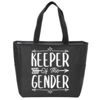 Reveal Keeper Of The Gender Reveal Zip Tote Bag