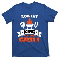 Rowley King Of The Grill Grilling Bbq Chef Master Cooking Gift T-Shirt