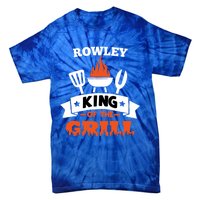 Rowley King Of The Grill Grilling Bbq Chef Master Cooking Gift Tie-Dye T-Shirt