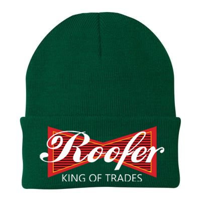 Roofer King Of Trades Funny Roofing Professional Tee Knit Cap Winter Beanie