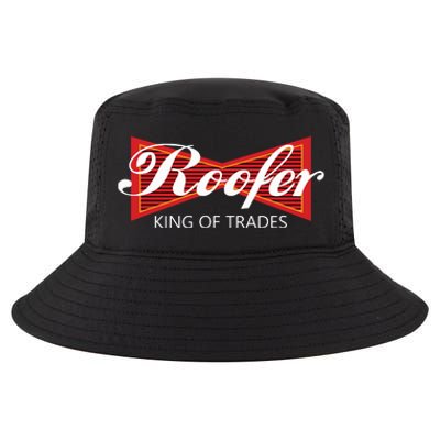 Roofer King Of Trades Funny Roofing Professional Tee Cool Comfort Performance Bucket Hat