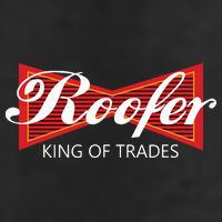 Roofer King Of Trades Funny Roofing Professional Tee Adult Drive Performance Visor
