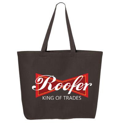 Roofer King Of Trades Funny Roofing Professional Tee 25L Jumbo Tote
