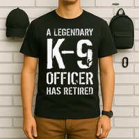 Retired K9 Officer Retirement Gift K9 Police Dog Handler T-Shirt