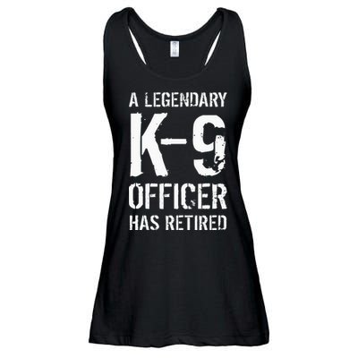 Retired K9 Officer Retirement Gift K9 Police Dog Handler Ladies Essential Flowy Tank