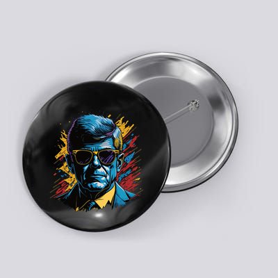 Retro Kennedy Pop 1961 1963 Button