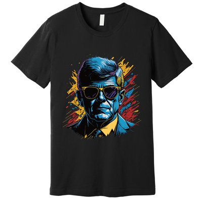 Retro Kennedy Pop 1961 1963 Premium T-Shirt