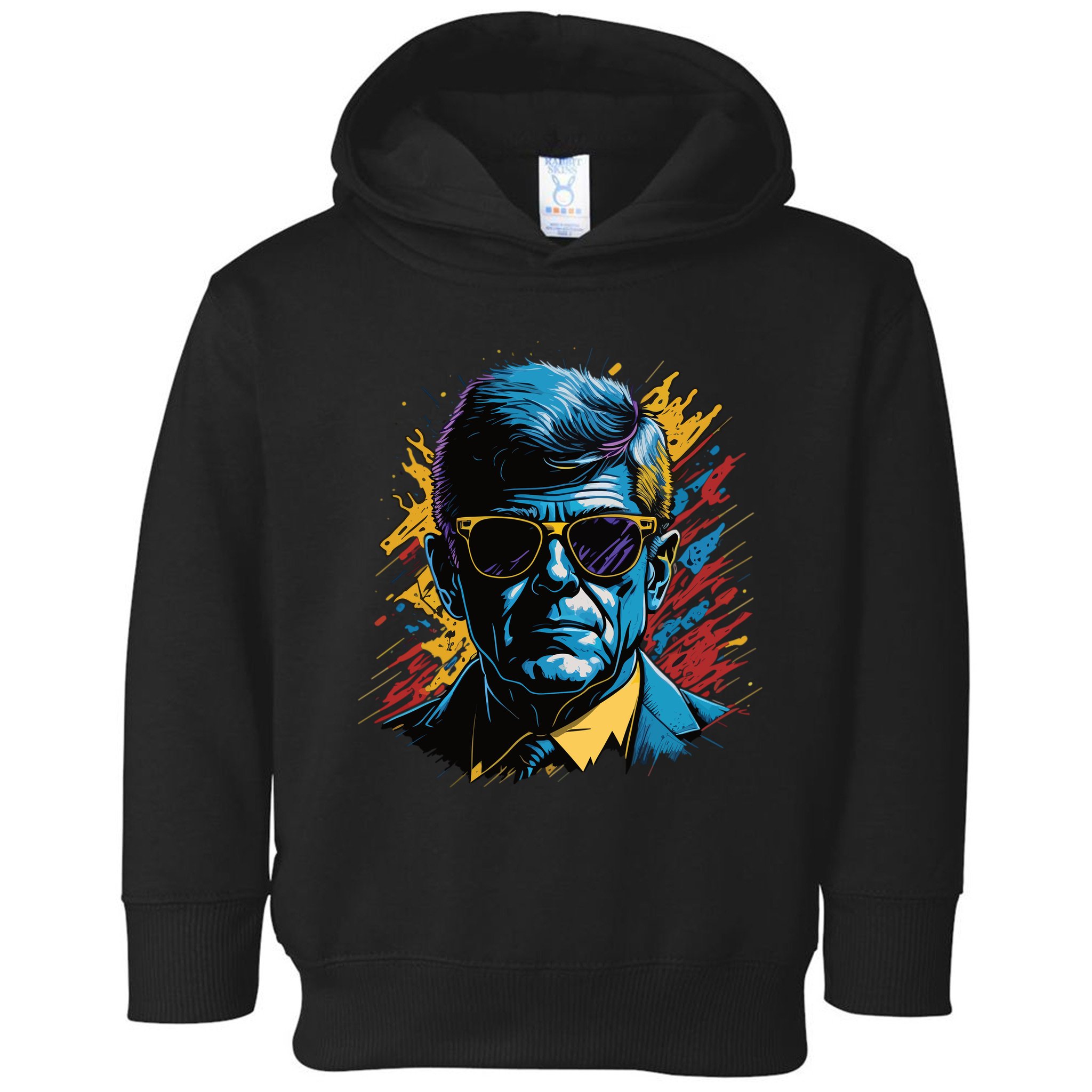 Retro Kennedy Pop 1961 1963 Toddler Hoodie