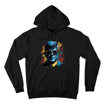 Retro Kennedy Pop 1961 1963 Tall Hoodie