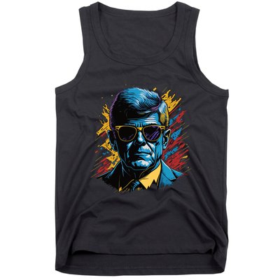 Retro Kennedy Pop 1961 1963 Tank Top