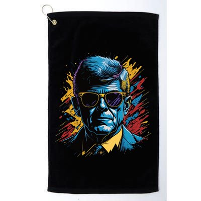 Retro Kennedy Pop 1961 1963 Golf Towel