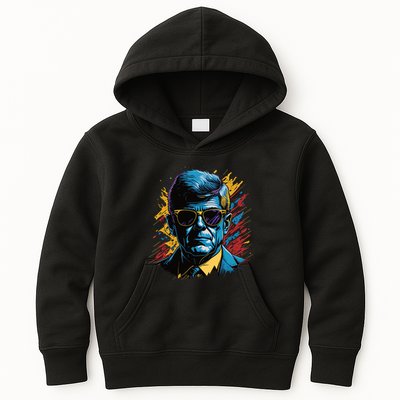 Retro Kennedy Pop 1961 1963 Kids Hoodie
