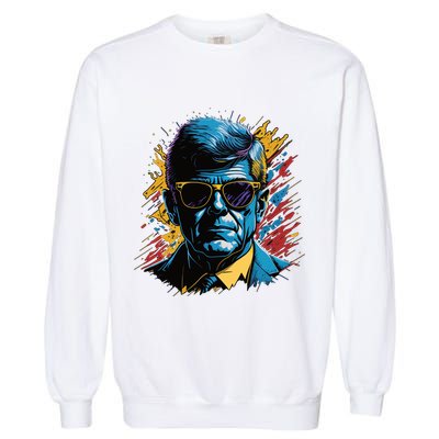 Retro Kennedy Pop 1961 1963 Garment-Dyed Sweatshirt