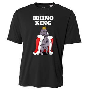 Rhino King Rhino Rhinoceros Cooling Performance Crew T-Shirt