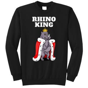 Rhino King Rhino Rhinoceros Sweatshirt