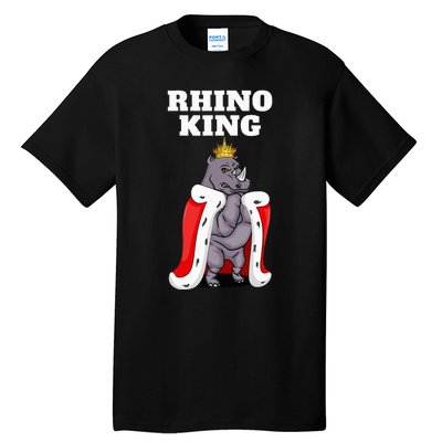 Rhino King Rhino Rhinoceros Tall T-Shirt