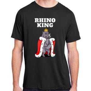 Rhino King Rhino Rhinoceros Adult ChromaSoft Performance T-Shirt