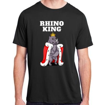 Rhino King Rhino Rhinoceros Adult ChromaSoft Performance T-Shirt