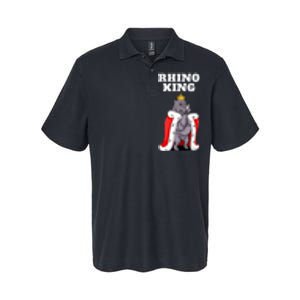 Rhino King Rhino Rhinoceros Softstyle Adult Sport Polo