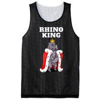 Rhino King Rhino Rhinoceros Mesh Reversible Basketball Jersey Tank