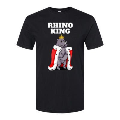 Rhino King Rhino Rhinoceros Softstyle CVC T-Shirt