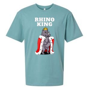 Rhino King Rhino Rhinoceros Sueded Cloud Jersey T-Shirt