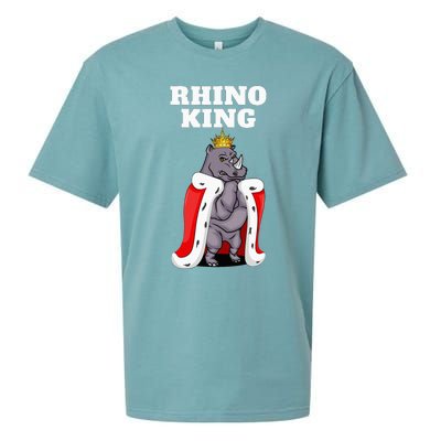 Rhino King Rhino Rhinoceros Sueded Cloud Jersey T-Shirt