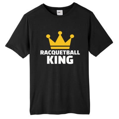 Racquetball King Racket Player Tennis Squash Tall Fusion ChromaSoft Performance T-Shirt