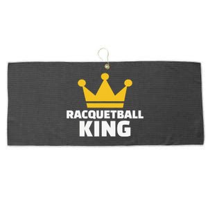 Racquetball King Racket Player Tennis Squash Large Microfiber Waffle Golf Towel