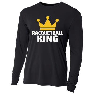 Racquetball King Racket Player Tennis Squash Cooling Performance Long Sleeve Crew