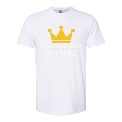 Racquetball King Racket Player Tennis Squash Softstyle CVC T-Shirt