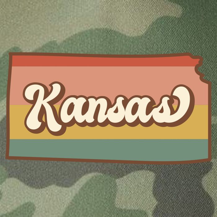 Retro Kansas Legacy Tie Dye Trucker Hat
