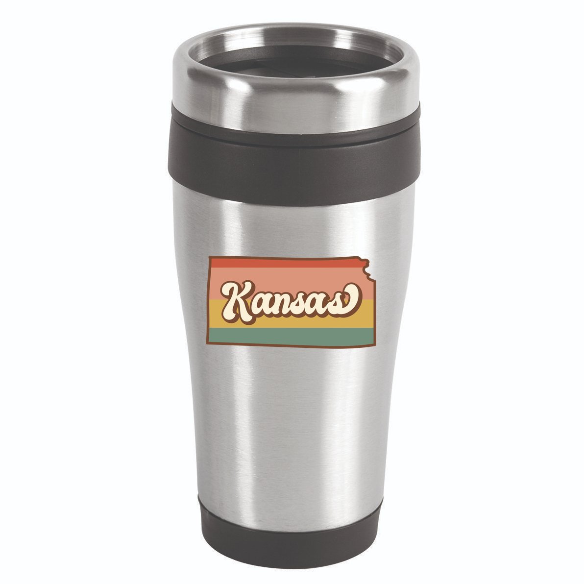 Retro Kansas 16oz Travel Tumbler