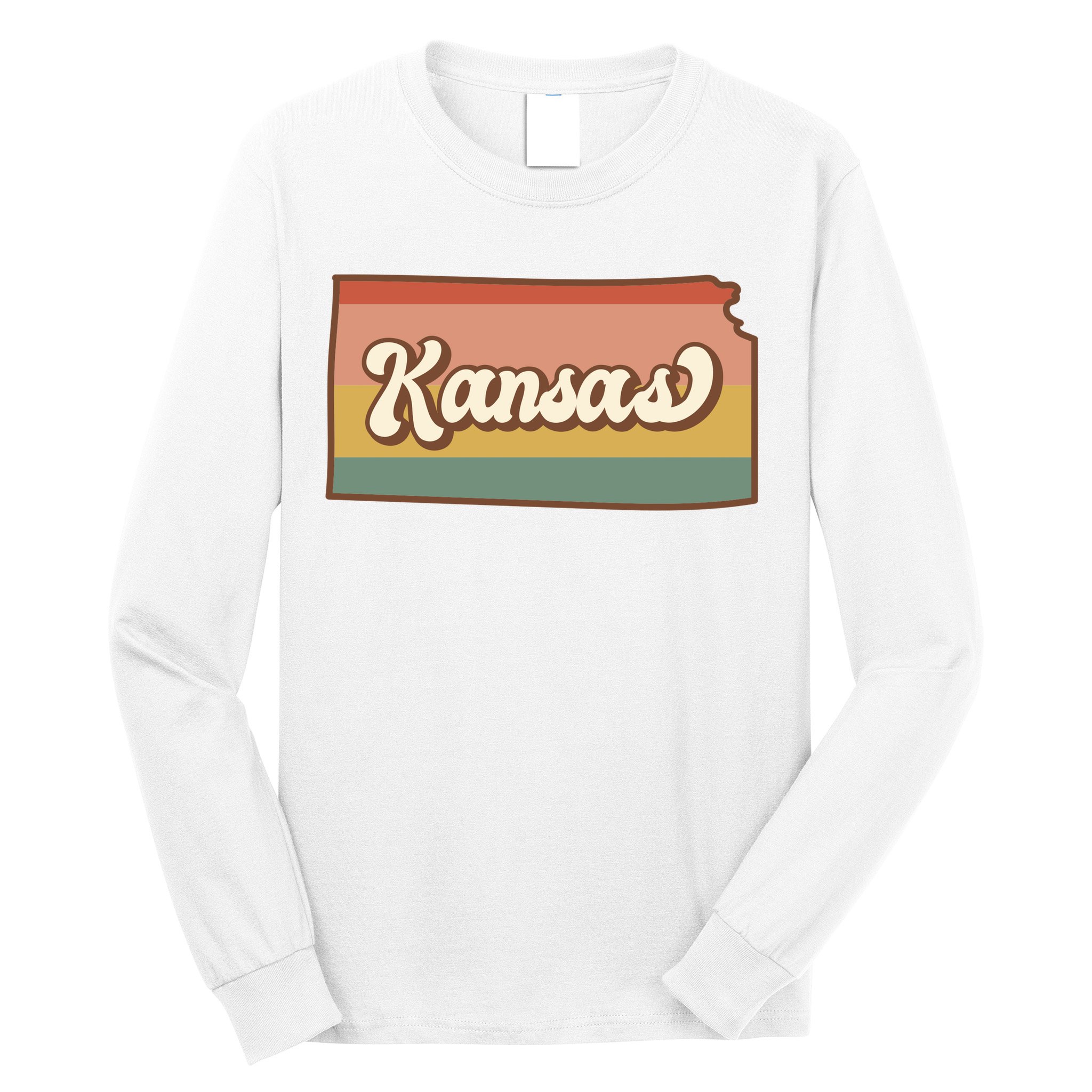 Retro Kansas Long Sleeve Shirt